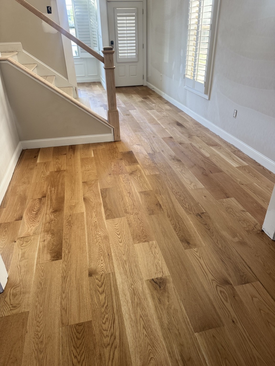 Hardwood flooring detail
